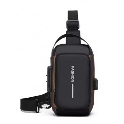 Fashion Kilitli Usb Cross Çanta (32x8x16cm)