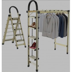 ProLift 4 Basamaklı Çok Amaçlı Alüminyum Merdiven & Askılık