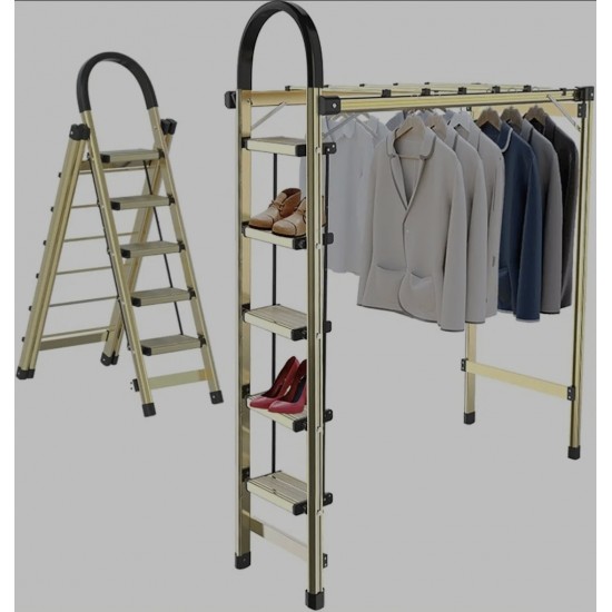 ProLift 4 Basamaklı Çok Amaçlı Alüminyum Merdiven & Askılık