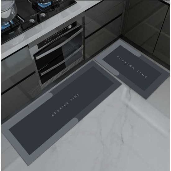 DryStep Max™ | 2’li Ultra Emici Kaymaz Paspas Seti (120x40cm ve 60×40cm)