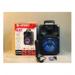 KIMISO 6.5'' Karaoke Wireless Bluetooth Kumandalı Hoparlör QS 2601