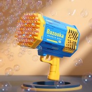 Rocket Bazooka 69 Holes Şarjlı Renkli Işıklı Bubble Gun
