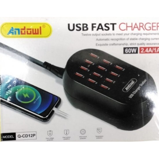 Andowl 60W USB Şarj İstasyonu