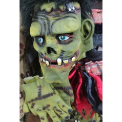 Frankenstein Maskesi Eldivenli Halloween 