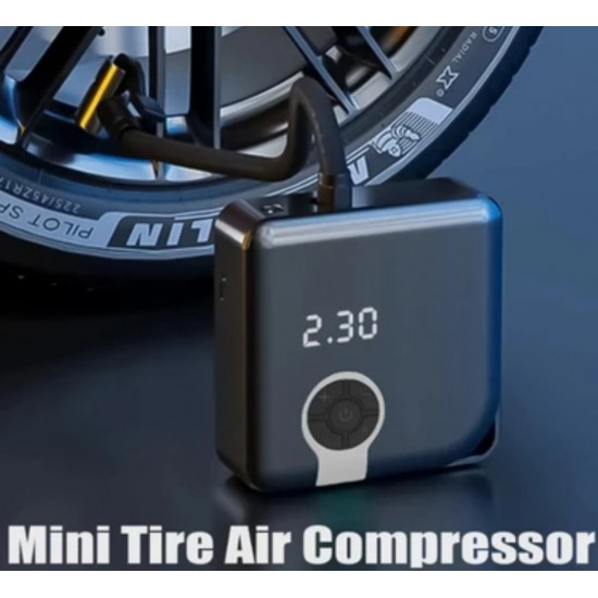 Auhma Taşınabilir Akıllı Hava Kompresörü Lastik Şişirme Pompası Kablosuz Araç Lastiği Şişirme Type-C Şarj