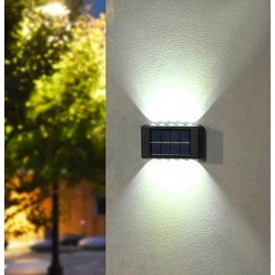 2 Parça Solar Çift Taraflı LED Duvar Lambası 