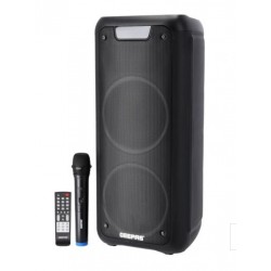 Geepas Kablosuz Mikrofonlu LED Disko Bluetooth Karaoke Hoparlörü