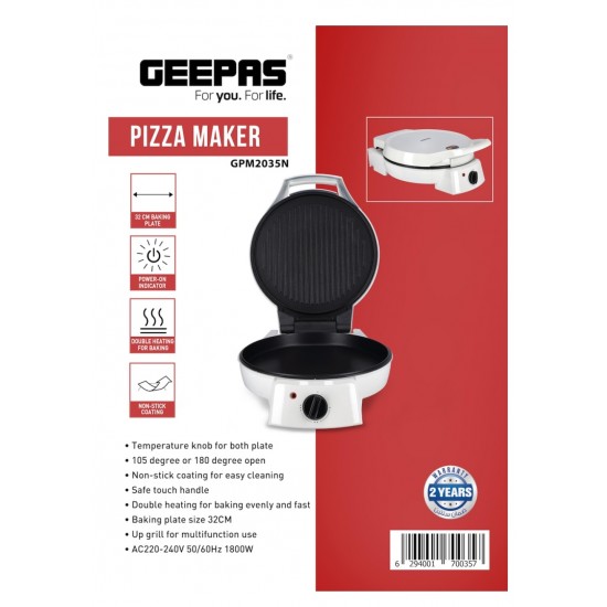 Geepas Pizza Makinesi 1800W