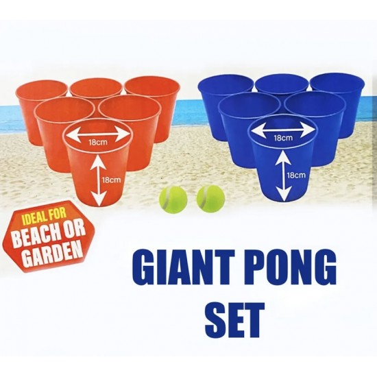 Dev Açık Hava Kovalı Pong Seti