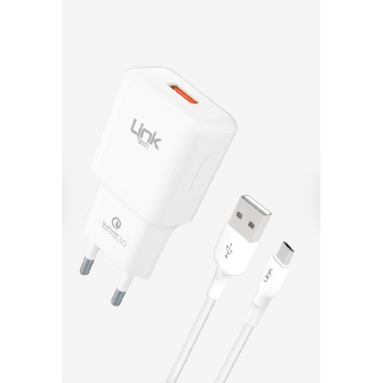 Linktech T441 Strong 18W Mikro USB Kablolu Şarj Aleti