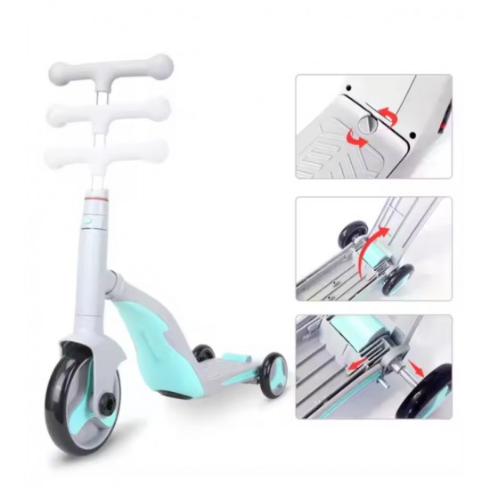 3 in 1 Müzikli Çocuk Scooter