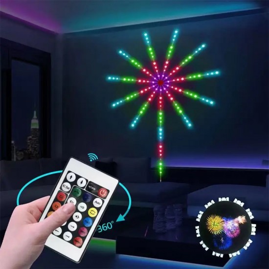 Akıllı App Kontrollü Led Rgb Havai Fişek Işığı