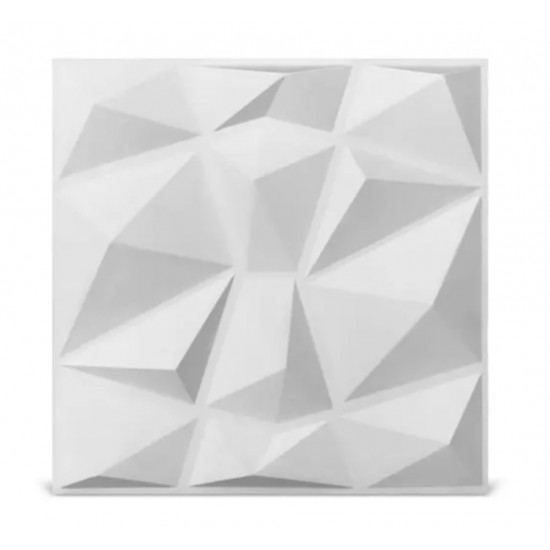 Diamond 3D PVC Duvar Dekor Panel 30x30cm; (30mmX3m Çift Taraflı Nano Bant Hediyeli)  (Her pakette 12 tane (1metrekare) 