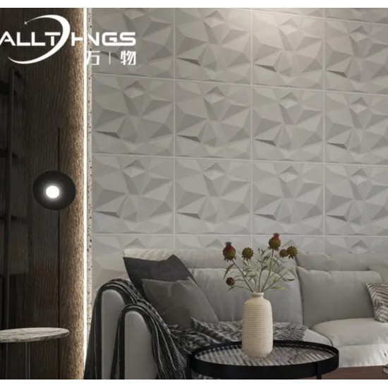 Diamond 3D PVC Duvar Dekor Panel 30x30cm; (30mmX3m Çift Taraflı Nano Bant Hediyeli)  (Her pakette 12 tane (1metrekare) 