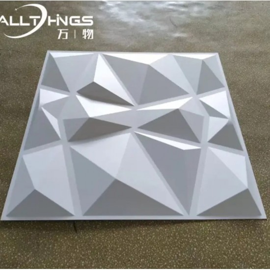 Diamond 3D PVC Duvar Dekor Panel 30x30cm; (30mmX3m Çift Taraflı Nano Bant Hediyeli)  (Her pakette 12 tane (1metrekare) 