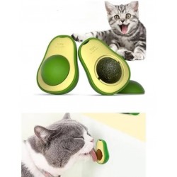 Avokado Şeklinde Doğal Kedi Yalama Topu