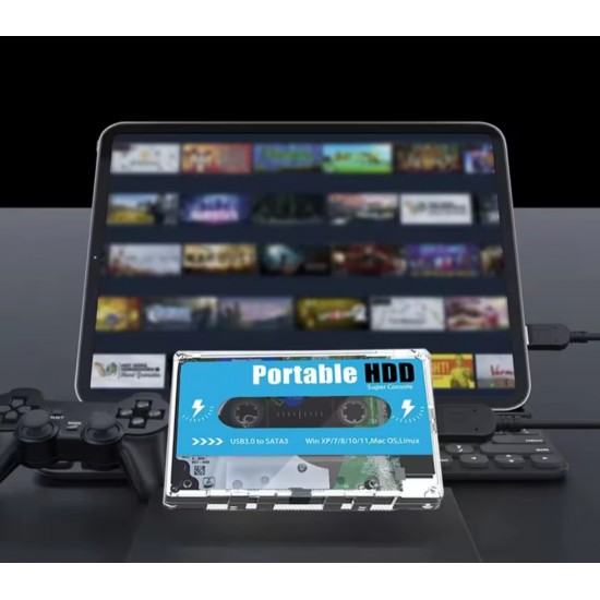 Retro Disk Taşınabilir Oyun Konsolu (2 Adet Joystick Hediyeli)