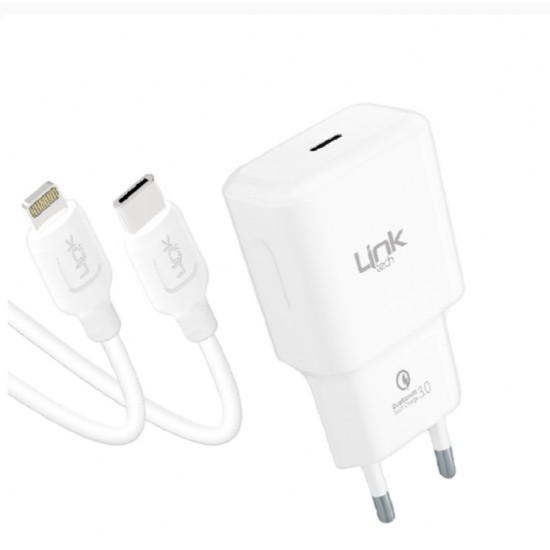 LinkTech T456e Eco PD20W Type-C to Lightning Kablolu Şarj Aleti
