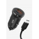 Linktech C486 Çevre Dostu Dual PD 20W USB-C Kablolu Araç Şarj Aleti 