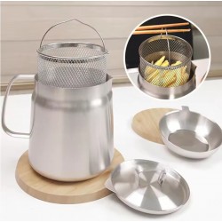 SmartCook Paslanmaz Çelik 2L Yağ Ayırıcı & Kızartma Kabı 