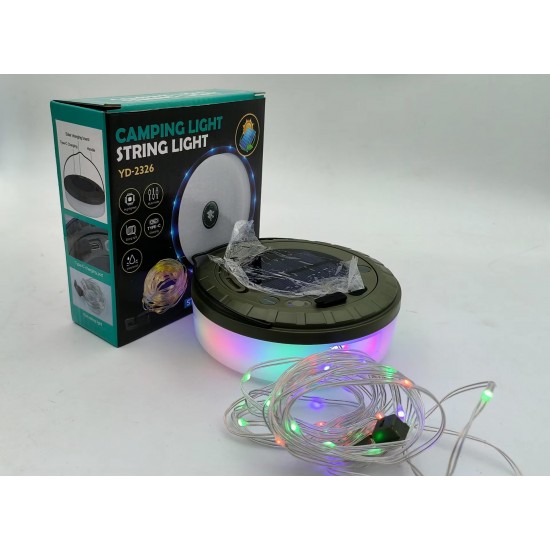 Kolay Açılıp Toplanan 10 Metre Solar Kamp Lambası