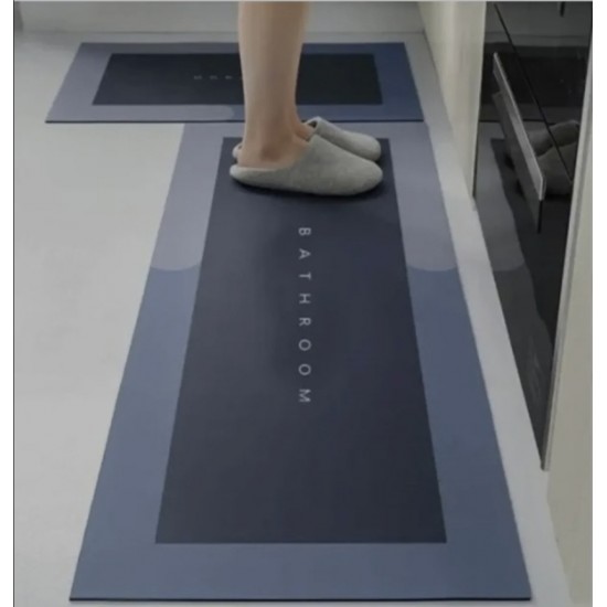 DryStep Max™ | 2’li Ultra Emici Kaymaz Paspas Seti (120x40cm ve 60×40cm)