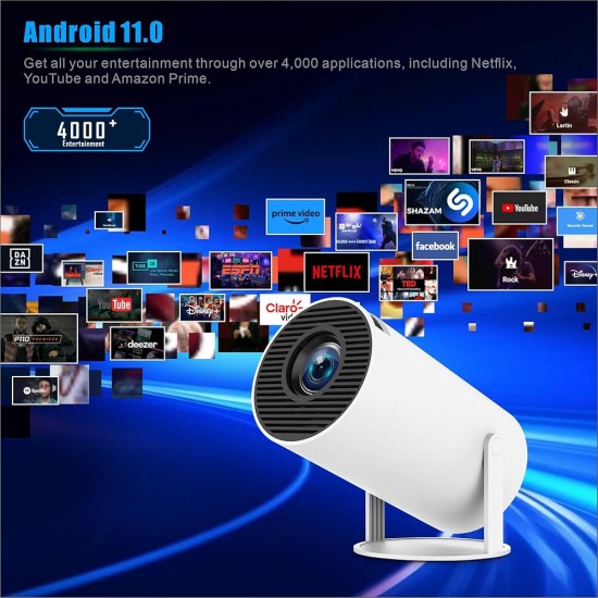HY300 Taşınabilir Android 720p Projeksiyon 