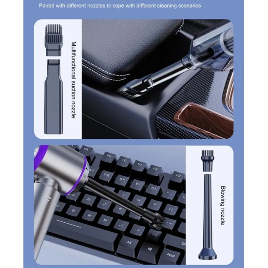 TurboClean Pro Kablosuz Araç Süpürgesi Seti 