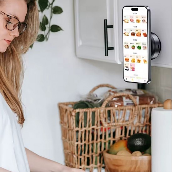 Otomatik Yapışan Şarjlı Telefon Tutucu