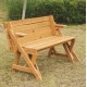 2in1 Ahşap Bank & Piknik Masası