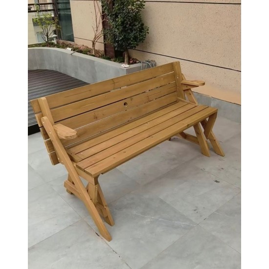 2in1 Ahşap Bank & Piknik Masası