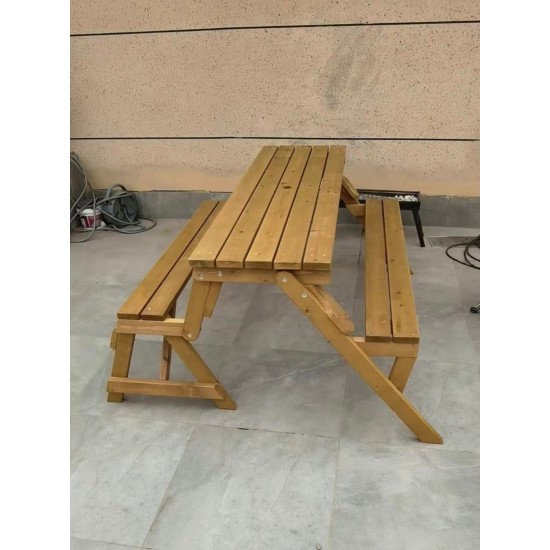 2in1 Ahşap Bank & Piknik Masası