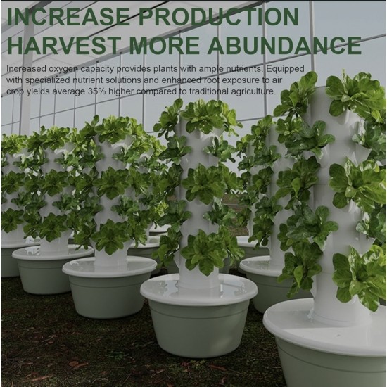 GreenTower Akıllı Sebze Yetiştirme Kulesi (5 Kat)(105x53cm) 