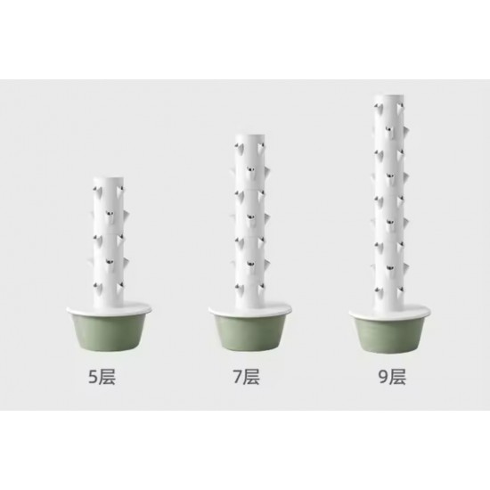 GreenTower Akıllı Sebze Yetiştirme Kulesi (5 Kat)(105x53cm) 