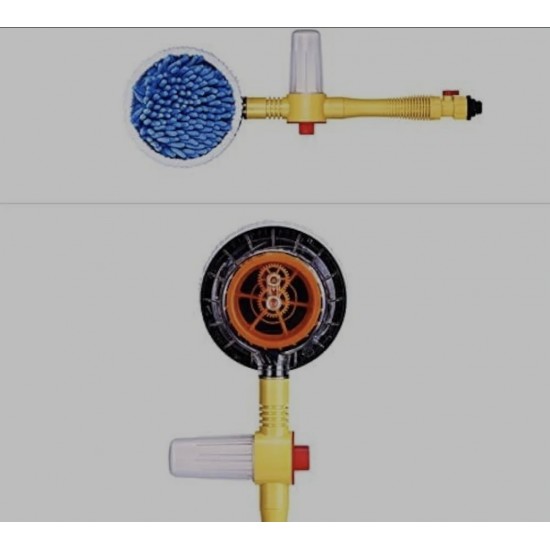AutoWash Pro - Döner Başlıklı Araç Yıkama Fırçası