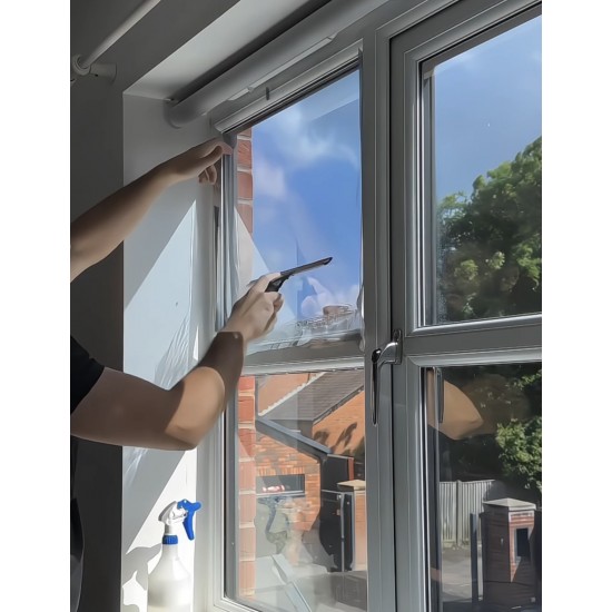 AntiPeek™ Aynalı Gizlilik Cam Filmi (50cm x 10 Metre)