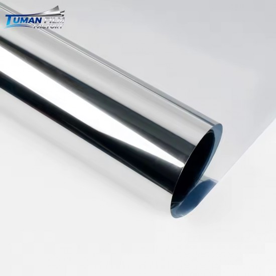 AntiPeek™ Aynalı Gizlilik Cam Filmi (50cm x 10 Metre)