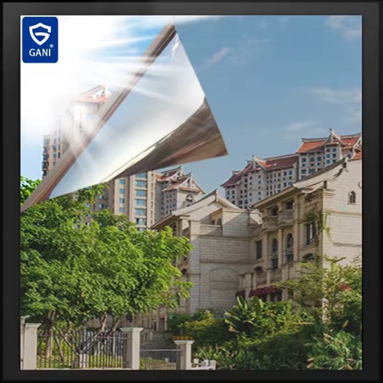 AntiPeek™ Aynalı Gizlilik Cam Filmi (50cm x 10 Metre)