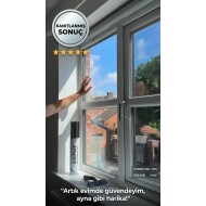 AntiPeek™ Aynalı Gizlilik Cam Filmi (50cm x 10 Metre)