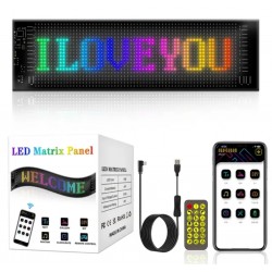 IPixel Yapışkan Led Araç Ekranı 16x64cm 