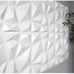 Diamond 3D PVC Duvar Dekor Panel 30x30cm (Her pakette 12 tane) (1metrekare) 