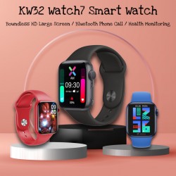 KW32 Watch7 44mm Bluetooth Konuşma Özellikli Akıllı Saat