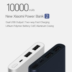 Yeni Xiaomi Power Bank 2S 10000mAh Çift USB Portları