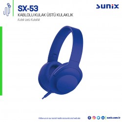 Sunix SX53 Kulaküstü Mikrofonlu Kulaklık
