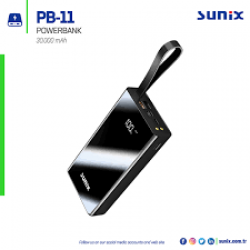 Sunix PB11 Ledli Dijital Göstergeli Powerbank 30000 MAH