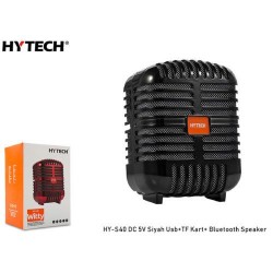 Hytech HY-S40 Siyah Usb + TF Kart DC 5V Bluetooth Hoparlör