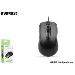 Everest SM-163 USB Siyah Fare