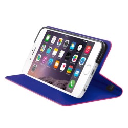 iPad Air için Aeroo Ultrathin Folio Standına Güven – Pembe/Mavi