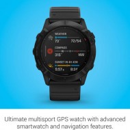 Garmin Fenix 6X Pro Premium Multisport GPS Akıllı Saat – Siyah